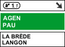 Panneau sortie 1.1